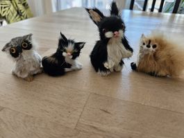 Echtfell Tiere Figuren