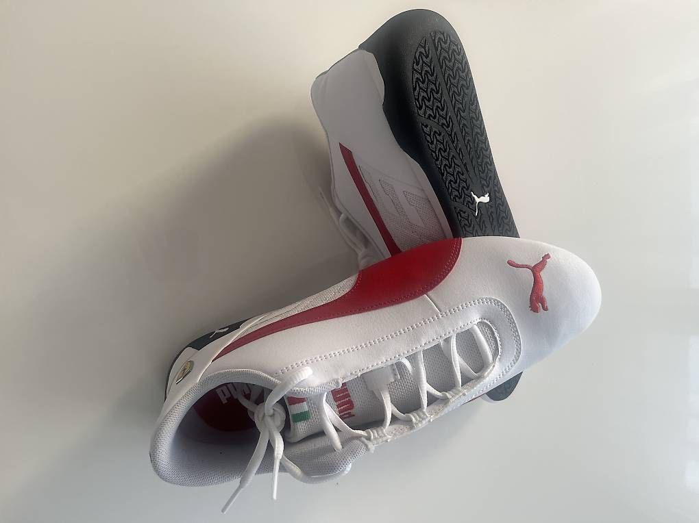Herrenschuhe: NEU: PUMA white-rosso corsa Gr. 44 – Gebraucht aus Würenlingen von CGS 1