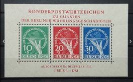 Berlin Block Nr. 1 Postfrisch 900 Fr