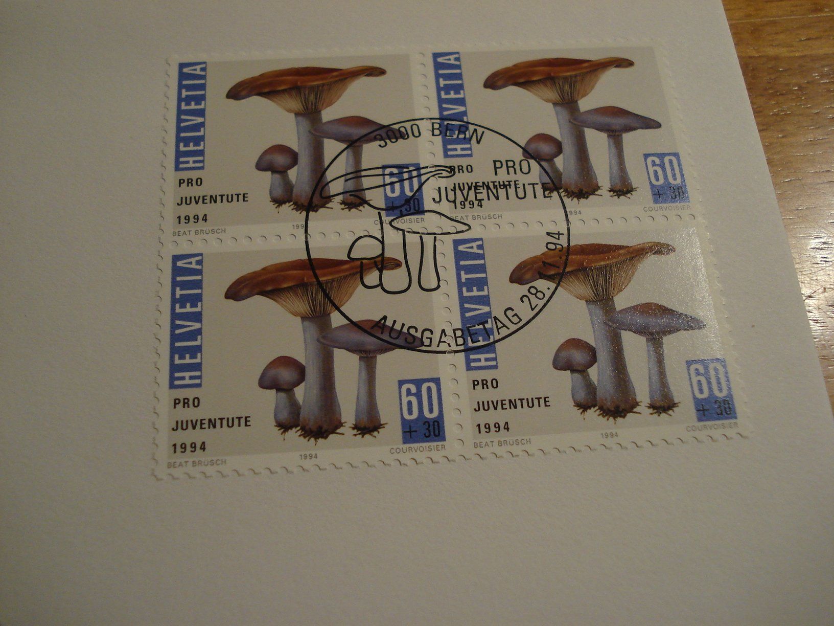 Tutti i francobolli: Pro Juventute 1994, FDC Satz + 4erblocks, 5 Belege – Usato da Niederwil AG venduto da morostahu