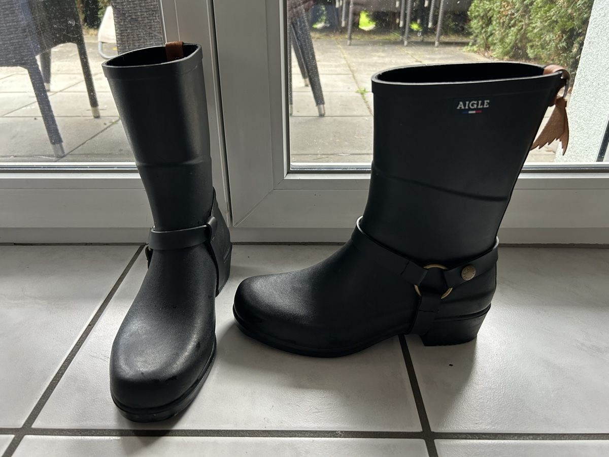 Scarpe da donna: Regenstiefel Aigle / Bottes de pluie Aigle – Usato da Malleray venduto da Keimy32 5