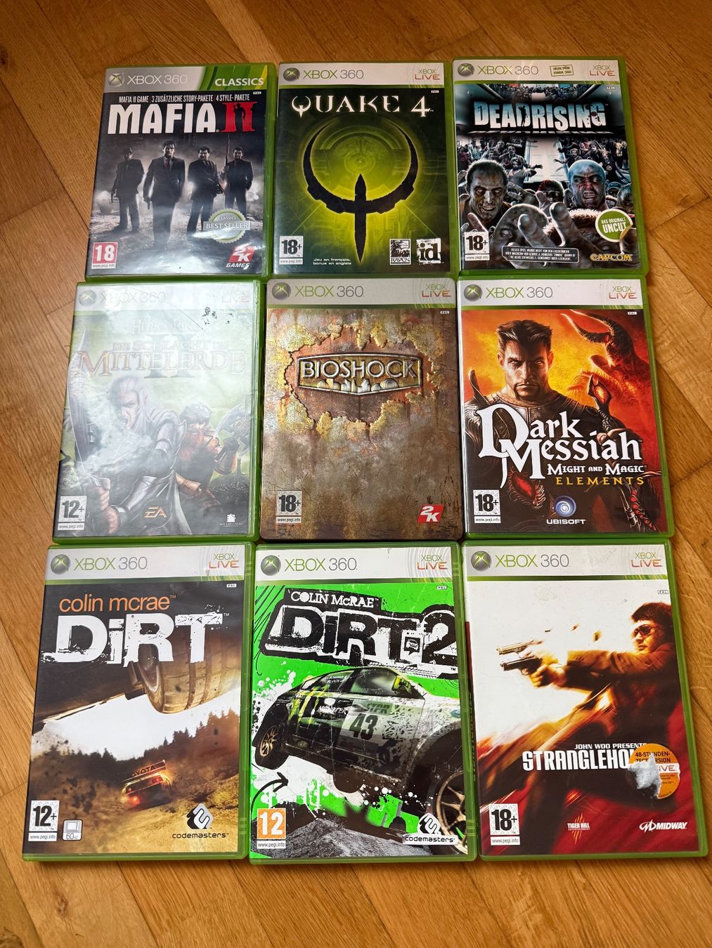Giochi: Xbox 360 Spielesammlung mit 9 Games – Usato da Grünen venduto da Manhunt13