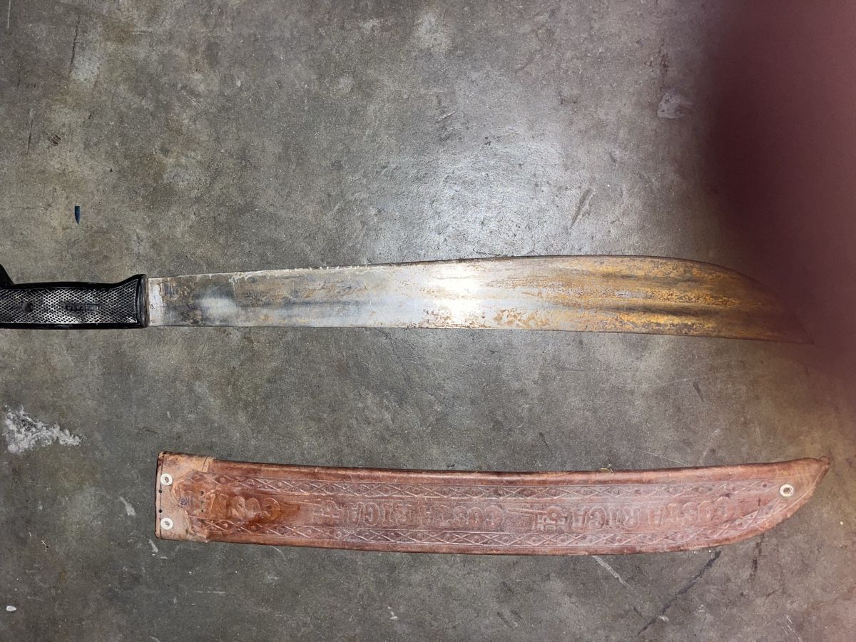 Zubehör: Machete mit Lederscheide gebraucht  – Gebraucht aus Schötz von RcK1994