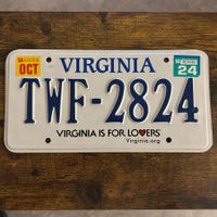🇺🇸 U.S. Autoschild, Virginia TWF-2824 ORIGINAL