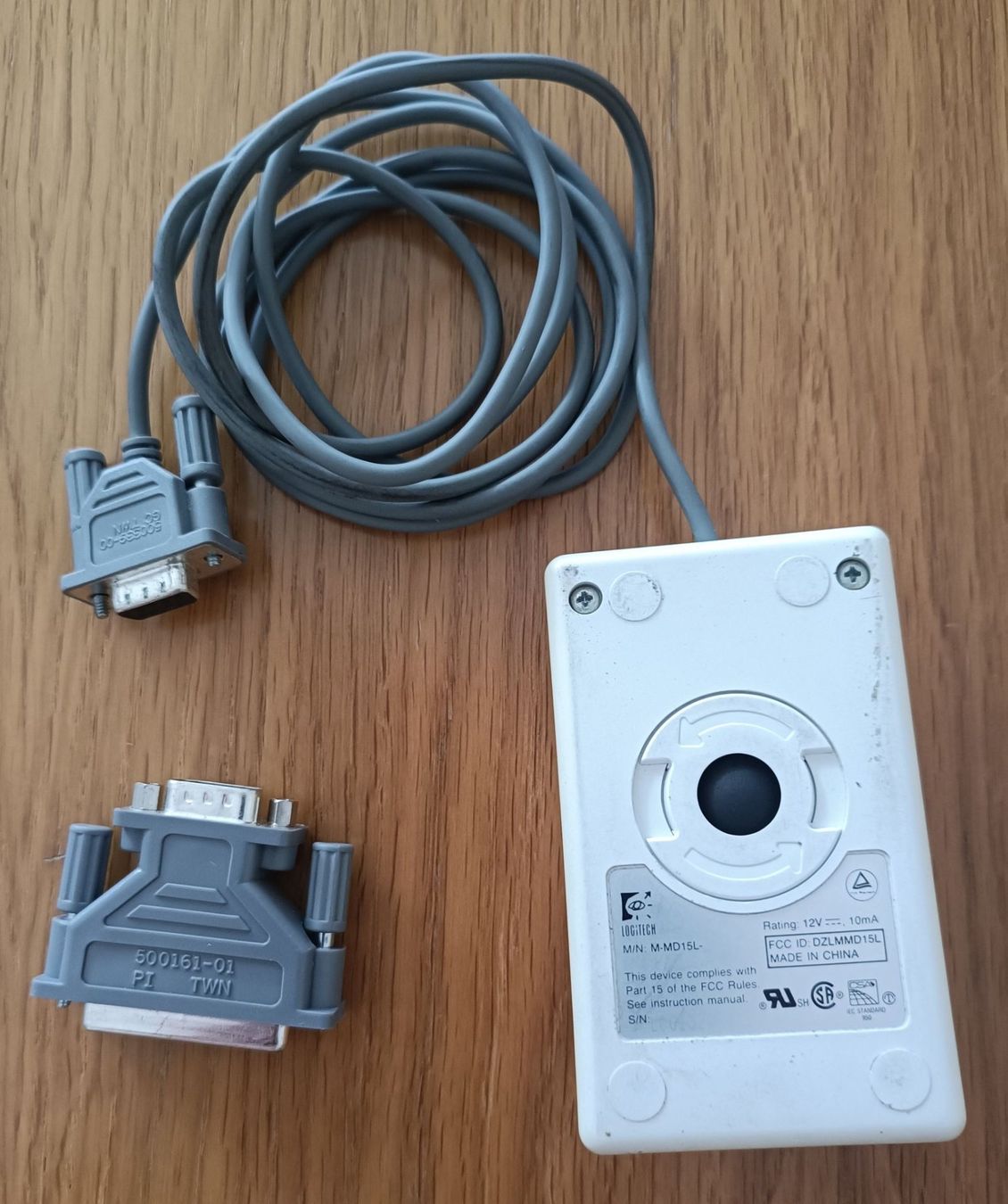 Logitech Maus: Serielle Maus mit Rollkugel, Logitech – Defekt aus Steinhausen von hschaefer 1