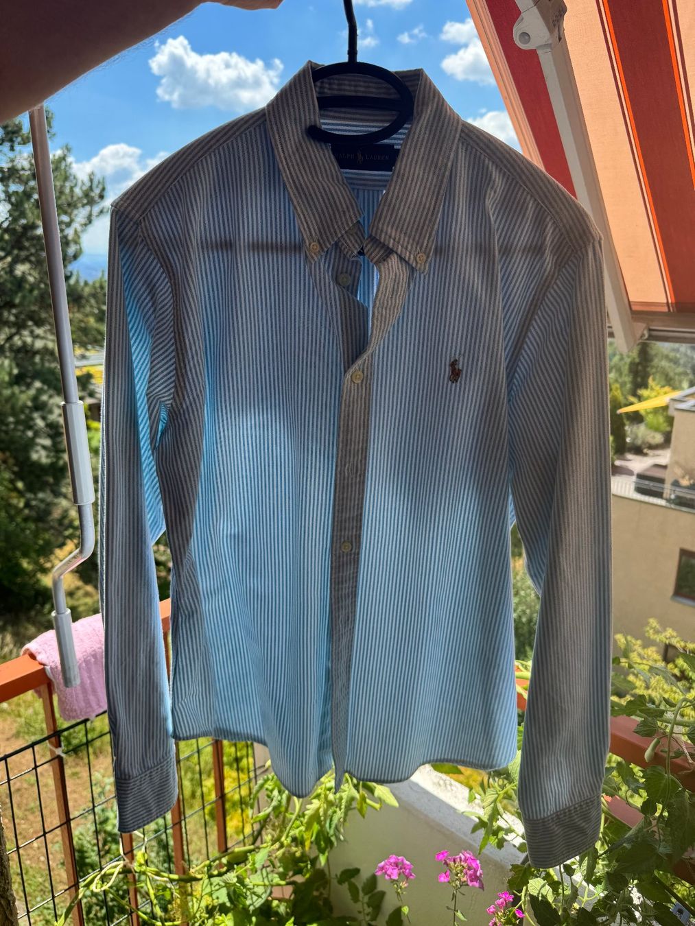 Ralph Lauren Blusen: Damenbuse hellblau Ralph Lauren M/M – Gebraucht aus Zürich von Hawaii22