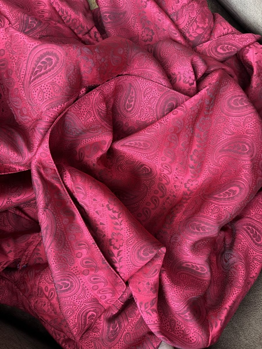 Camicette: Seidenbluse Hemd 100% Seide Vintage – Usato da Obfelden venduto da cesarina10 9