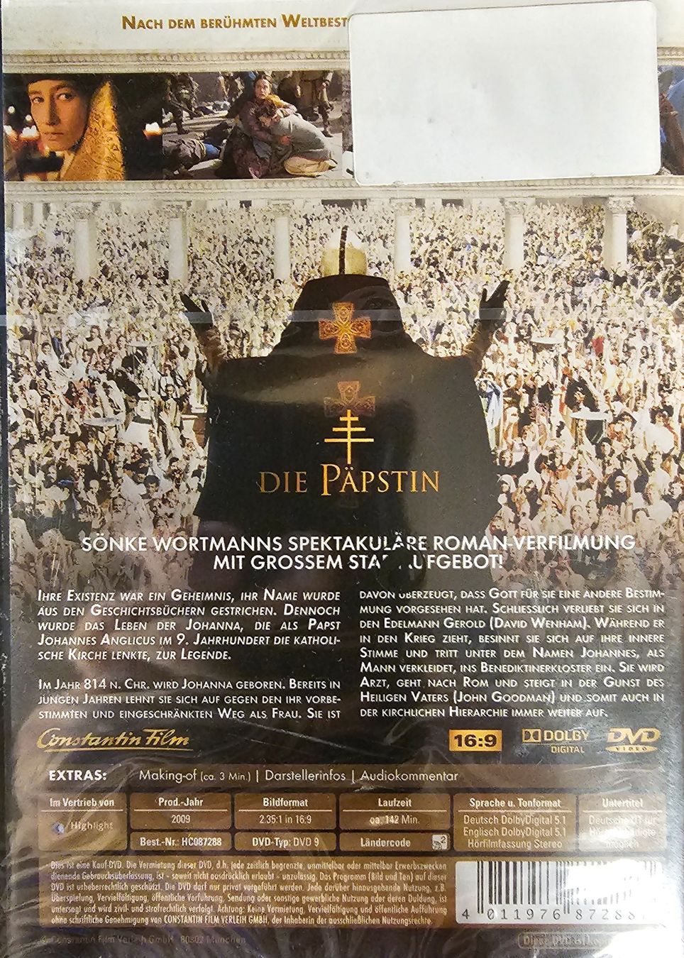 Tous les DVDs: Die Päpstin – Neuf avec emballage d'origine à Wahlen b. Laufen par Cg10 1