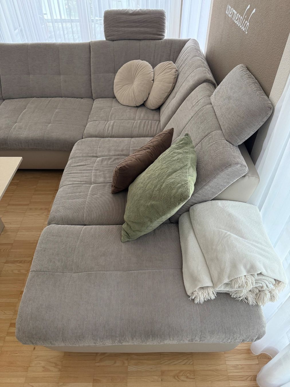 Sofas: Ecksofa mit Hocker und manueller Verstellung – Gebraucht aus St. Gallen von Edi040 2