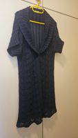 Giacchettino traforato blu acrilico tg.XL Maddison