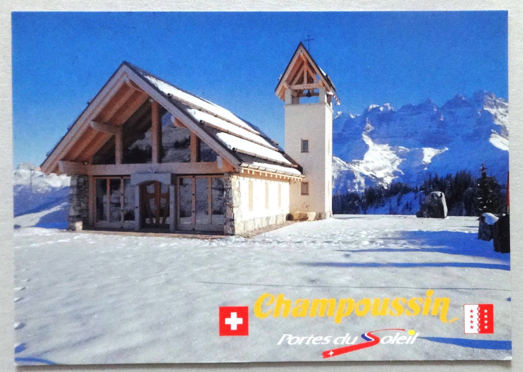 Cartes postales: Champoussin, alt. 1600 m – D'occasion à Fétigny par Billy2miny