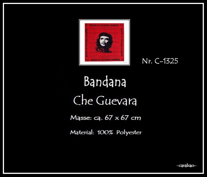 Foulard & Sciarpe: Bandana / Che Guevara / Nr. C-1325 – Nuovo (secondo la descrizione) da Winterthur venduto da -carabao- 3