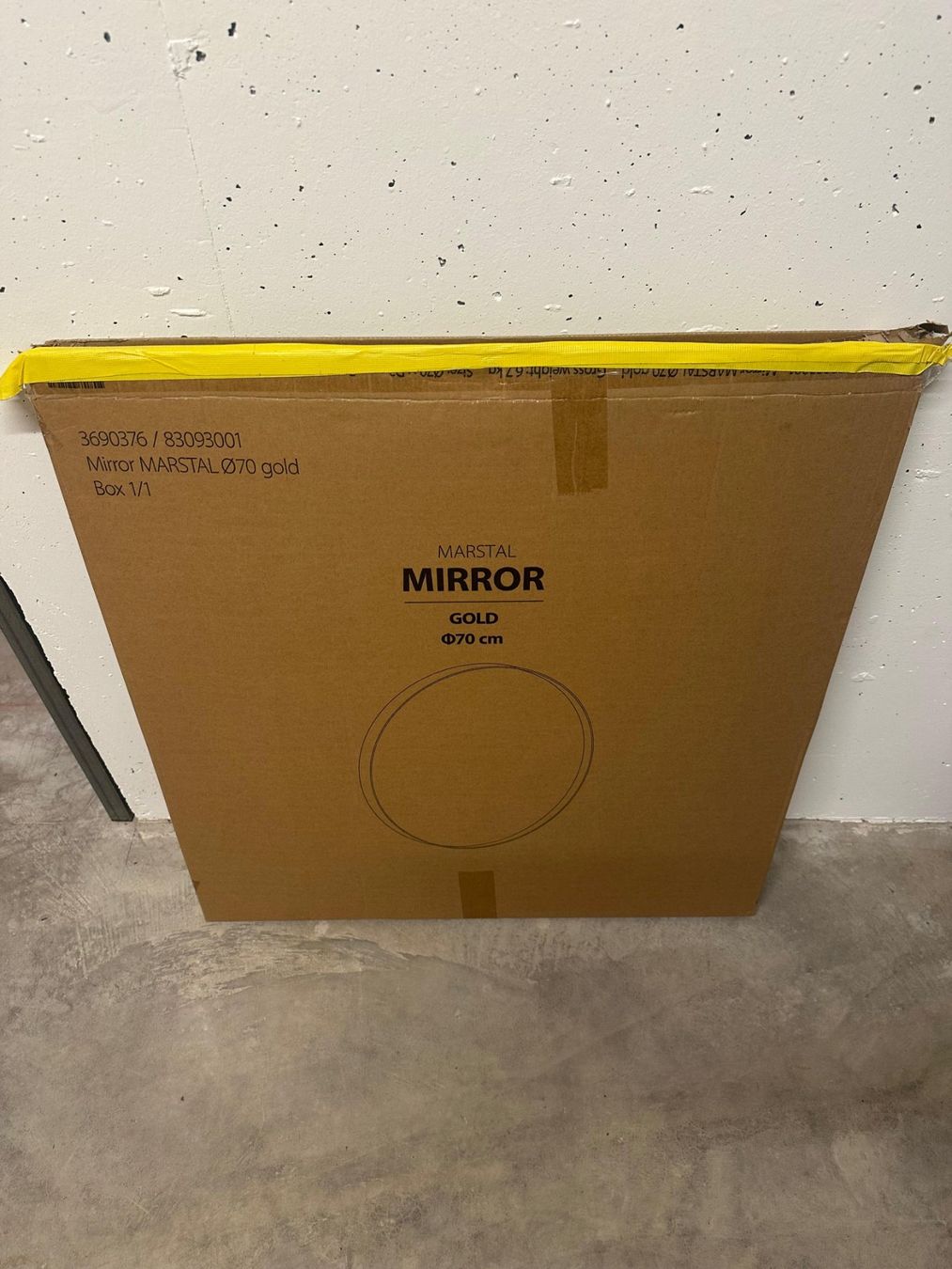 Jysk Spiegel: Runder Spiegel Ø70 cm Gold – Neu und originalverpackt aus Würenlingen von sil_66xg 1