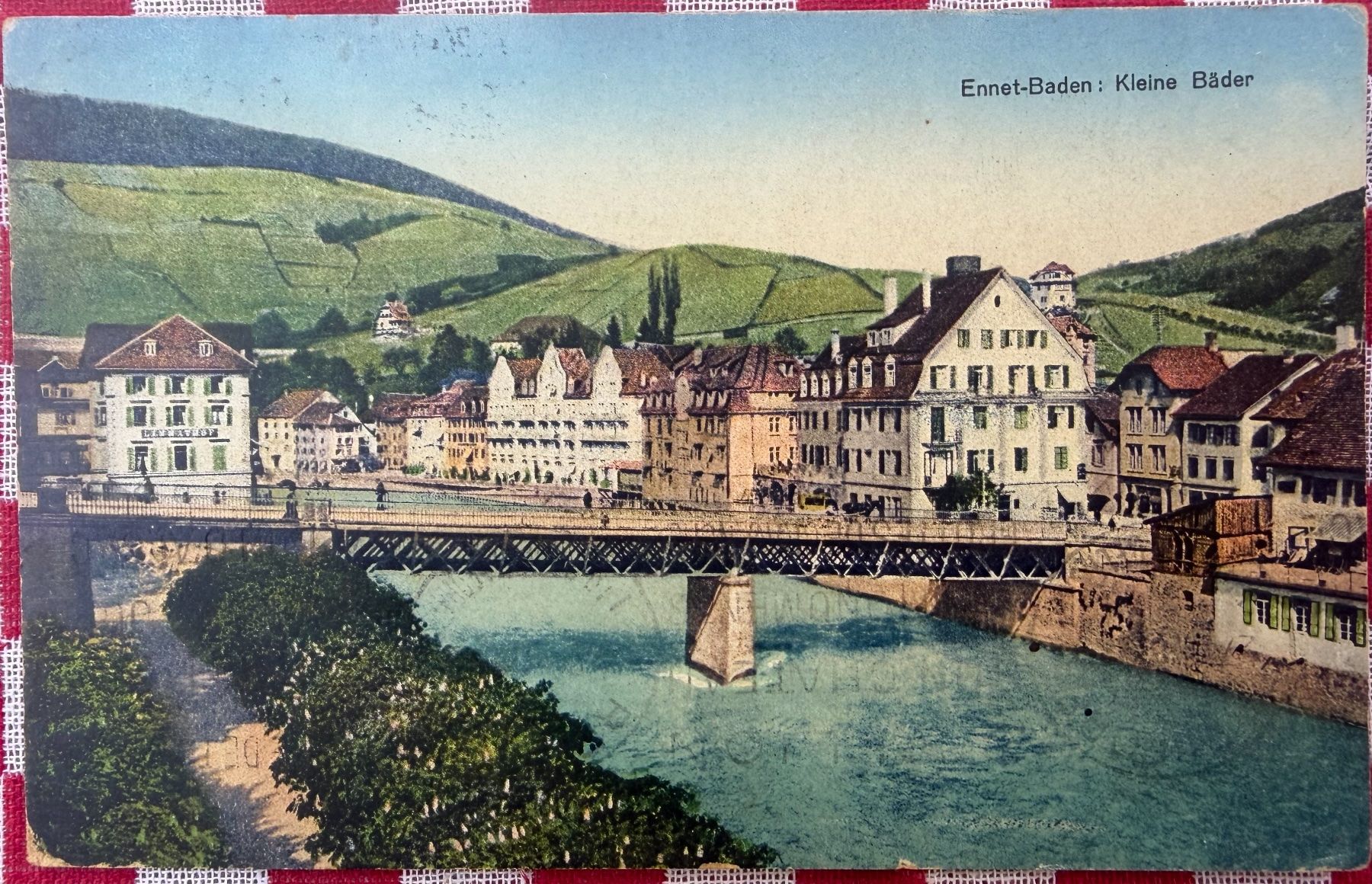 Cartes postales: ENNETBADEN - Kleine Bäder - Ansichtskarte – D'occasion à Tegerfelden par siebenmacky