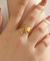 Bague plaqué OR 18K