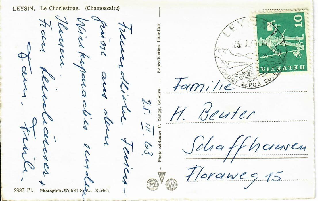 Cartes postales: Leysin – D'occasion à Hochdorf par Ziegel-16 1