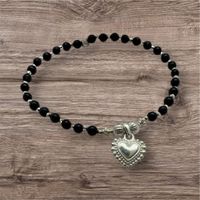 Edelstein-Armband mit Sterling Silber