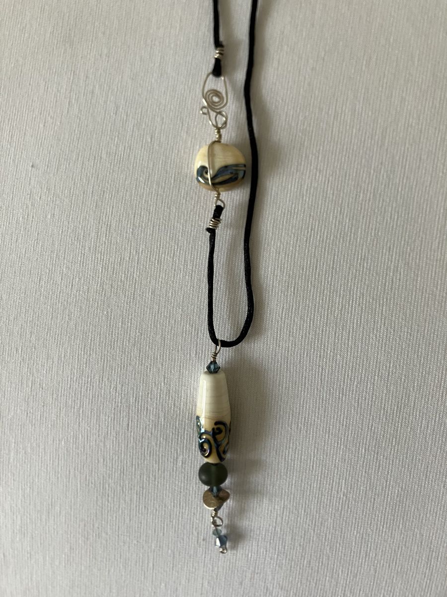 Ciondoli: Glas Anhänger Kette – Usato da Lyss venduto da Punktum01