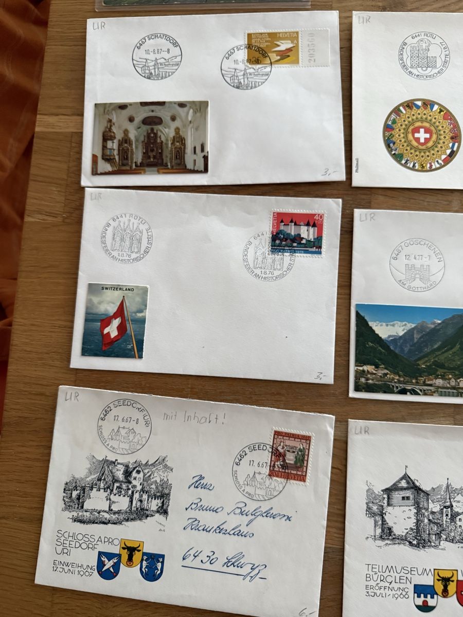Enveloppes & pochettes d'envoi: Briefumschläge mit Postkarten URI – D'occasion à Goldach par Messerguru 6