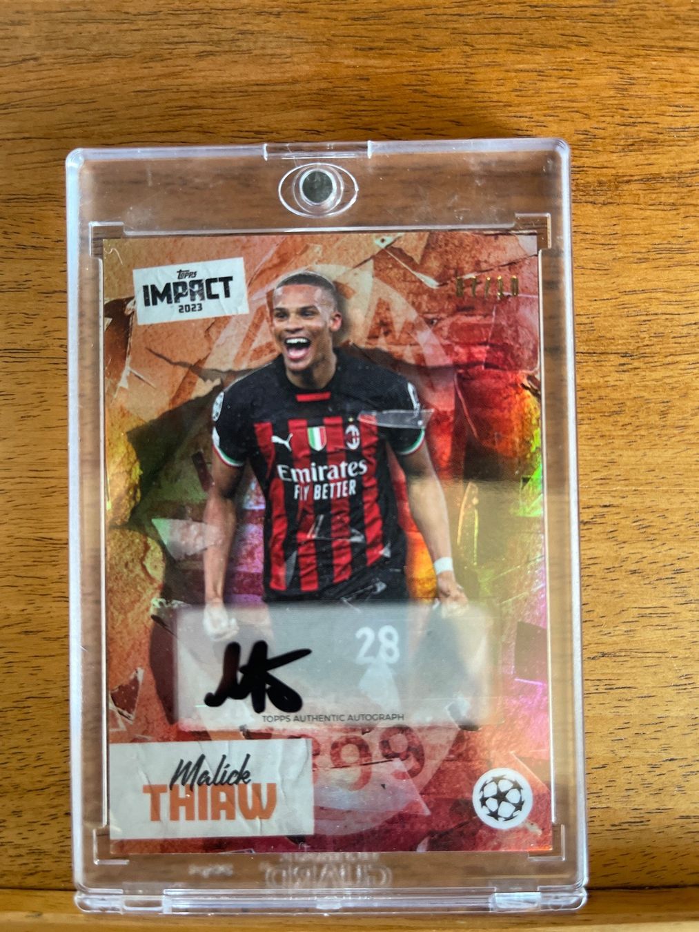 Topps Carte collezionabili: Topps Impact Malick Thiaw Autogramm /10 – Nuovo (secondo la descrizione) da Giswil venduto da Meister_Eder 2