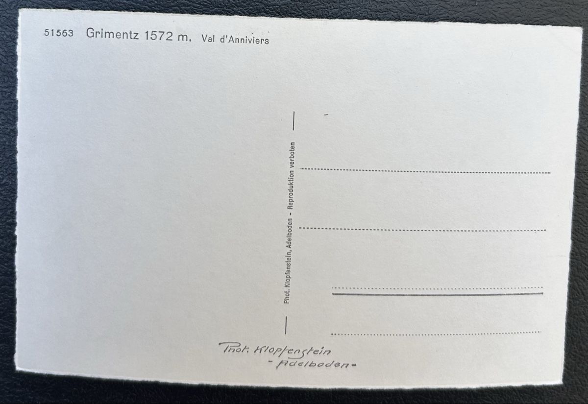 Cartes postales: AK Grimentz – D'occasion à Horw par Tellbub 1