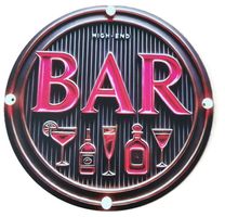 BAR - Blechschild  (neu/OVP)