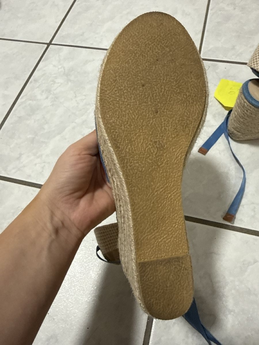 Damenschuhe: Denim Blue Espadrille Sandals - Summer Ready, Size 40 – Gebraucht aus Effretikon von lio_gjr8 6