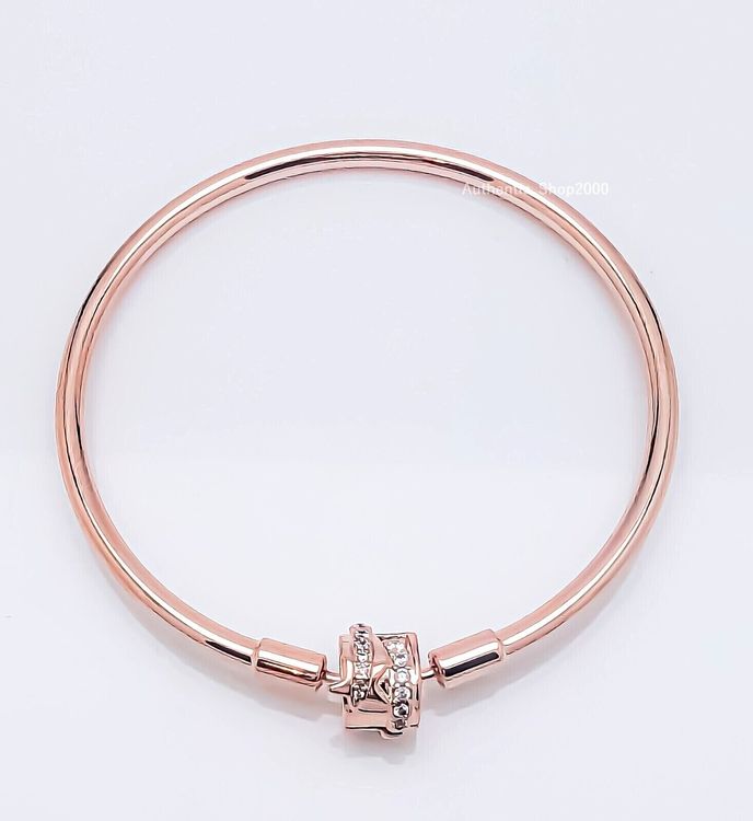 Pandora Armreif Armband mit Charm online Rosegold NEU