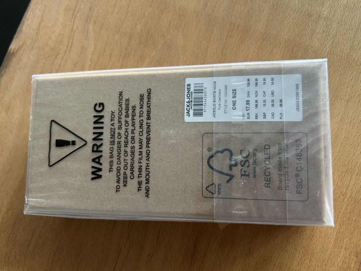 Camicie: Jack & Jones Fliege hellgrau One Size neu🩶 – Nuovo e nell'imballaggio originale da Sursee venduto da ramona0406 3