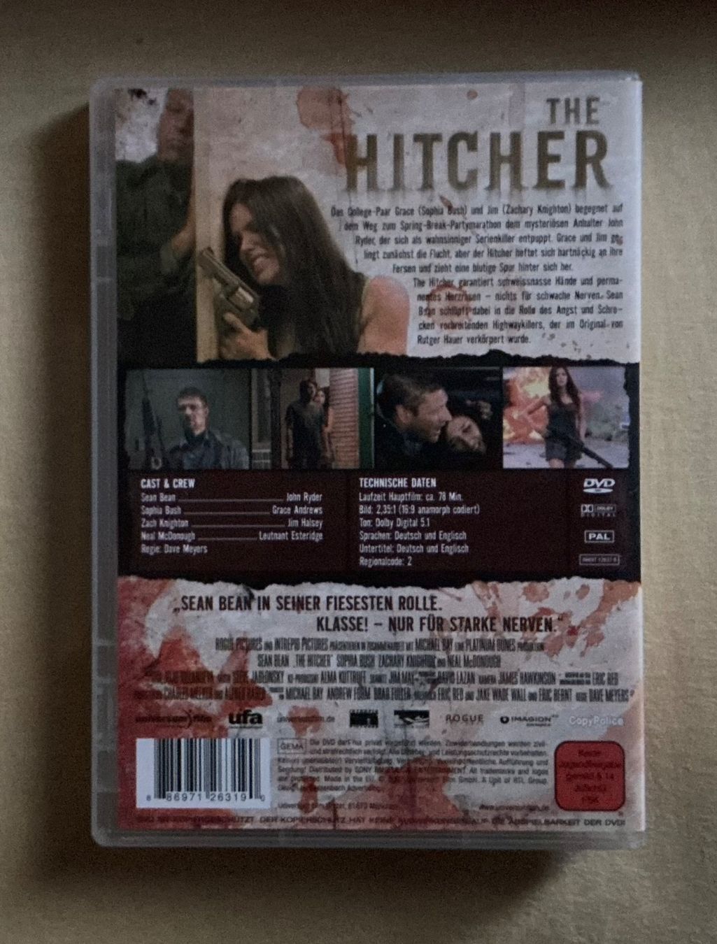 Tous les DVDs: DVD The Hitcher / Sean Bean / 2007 / Horror Action – D'occasion à Stettlen par togram4 1