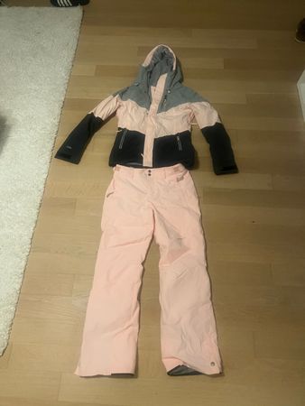 O'Neill Skianzug Damen rosa grau schwarz guter Zustand