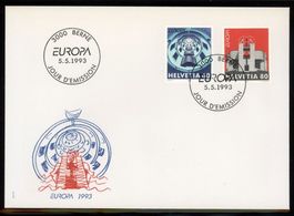 1993, FDC, Europa (Nr. 846–847)