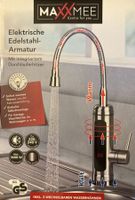 Elektrische Armatur mit Durchlauferhitzer Edelstahl neu