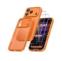 KIT ORANGE : coque iPhone 17 PRO + 2 Glass