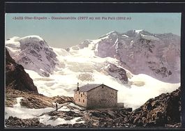Ober-Engadin, Diavolezzahütte mit Piz P