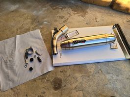 Verkaufe sportauspuff für kawasaki ninja 125