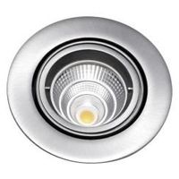 Einbauspot LuxVision Spot schwenkbar LO240 GU10 Edelstahl