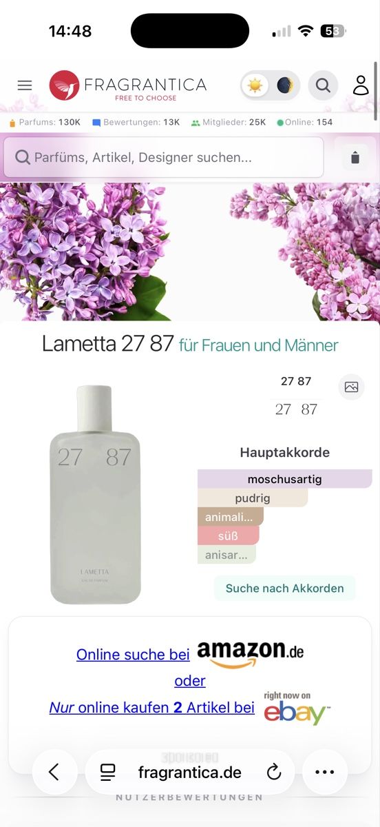 Profumi & Eau de Toilette: 27 87 Lametta ,neu 2025, 2 ml – Usato da Sursee venduto da nri_sbv9 1