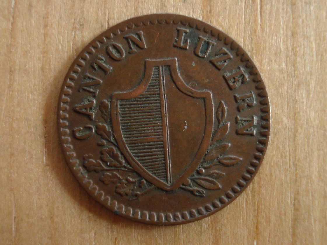 Tutti le monete: (D3) Luzern Rappen 1844 – Usato da Erlach venduto da Net-Coins