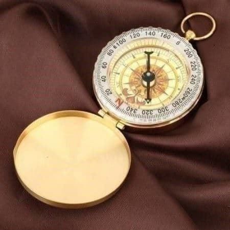 GPS & Messgeräte: Marschkompass Compass Kompass in Gold – Neu (gemäss Beschreibung) aus Thun von thunshop 6