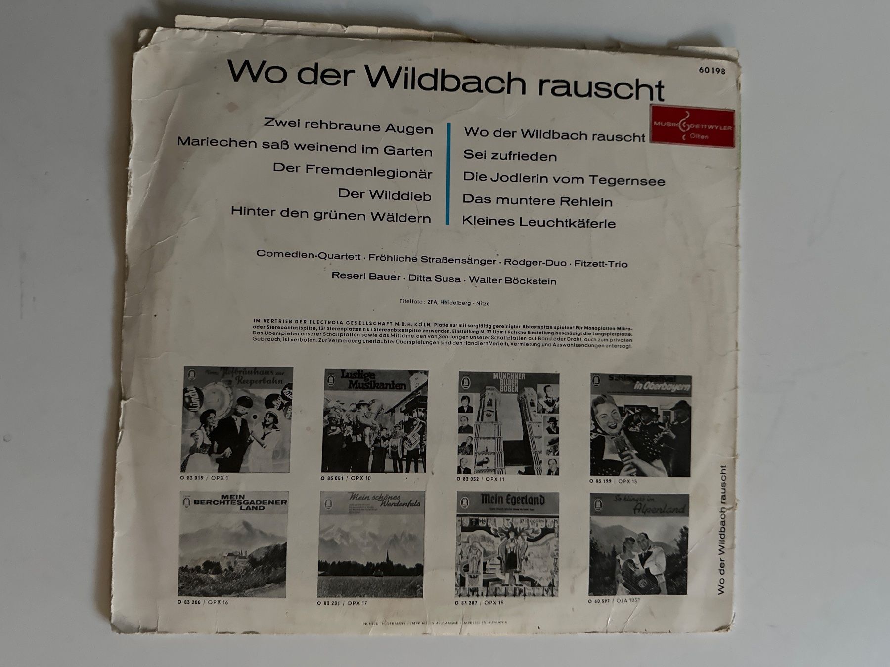 Dischi in vinile: Wo der Wildbach rauscht – Usato da Zürich venduto da Chaeffeler 1