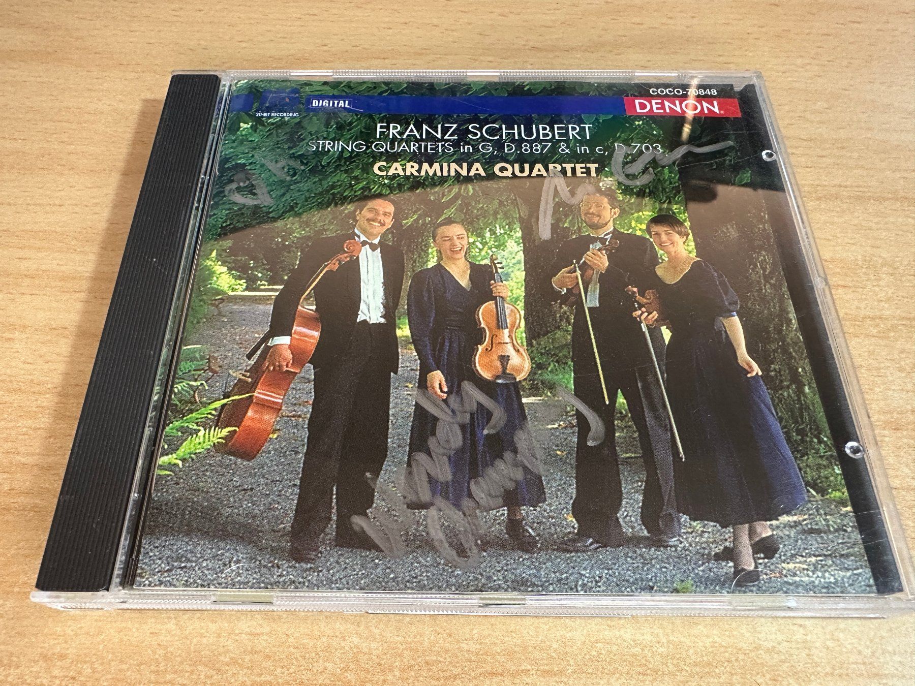 CD: A4 Schubert Carmina Quartet String Quartets in G D.887 D.703 – Usato da Rikon im Tösstal venduto da Alpenmutz