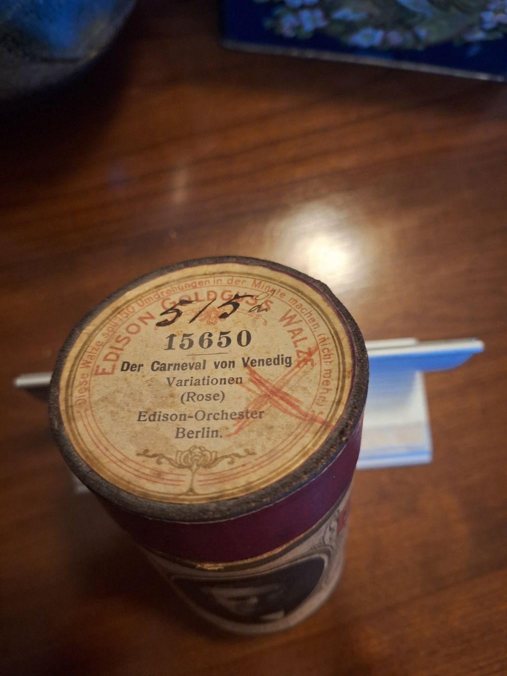 Tutte le decorazioni: Edison ancienne boite cylinder phonographe 1900 – Usato da jussy venduto da Mapetitebroc 1