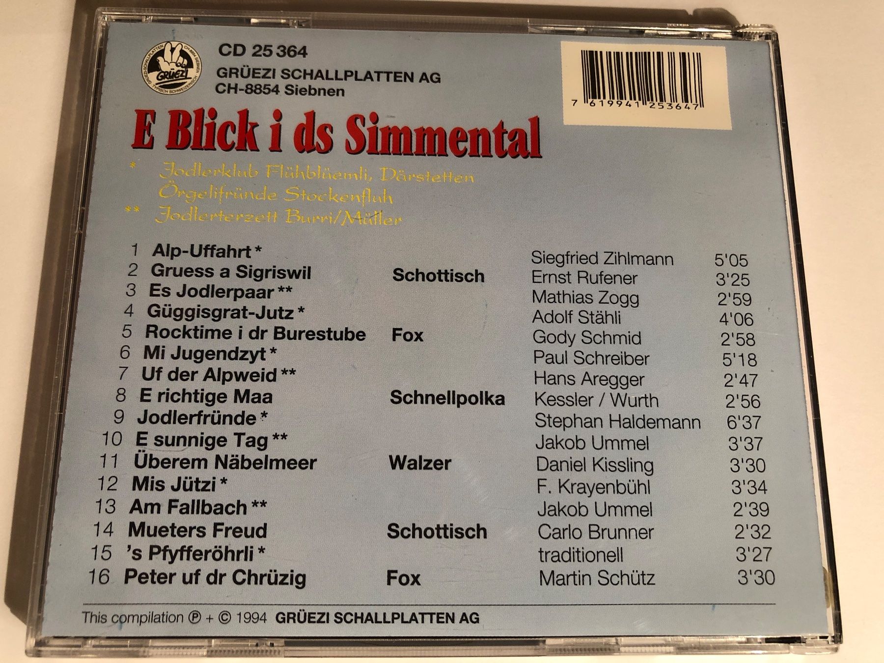 CD: Chörli Zollikofen – Usato da Arth venduto da Vrecam51 1