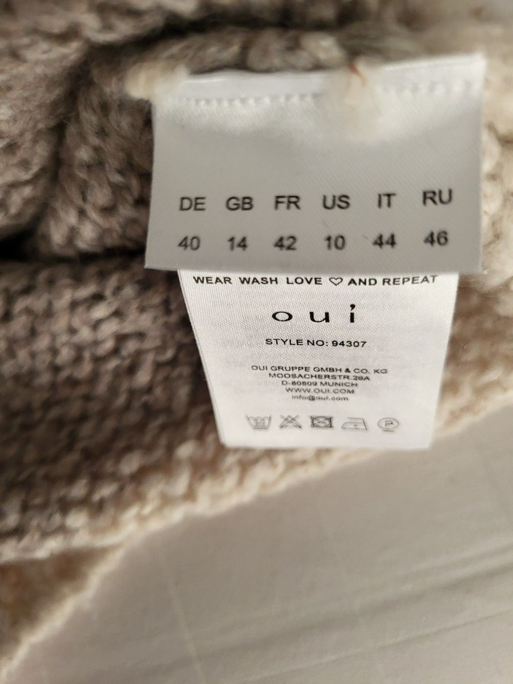 Maglioni & Felpe: Oui Strickpullover gestreift, 3/4 Arm, Gr. 40 – Usato da Grüsch venduto da Marianna05 4