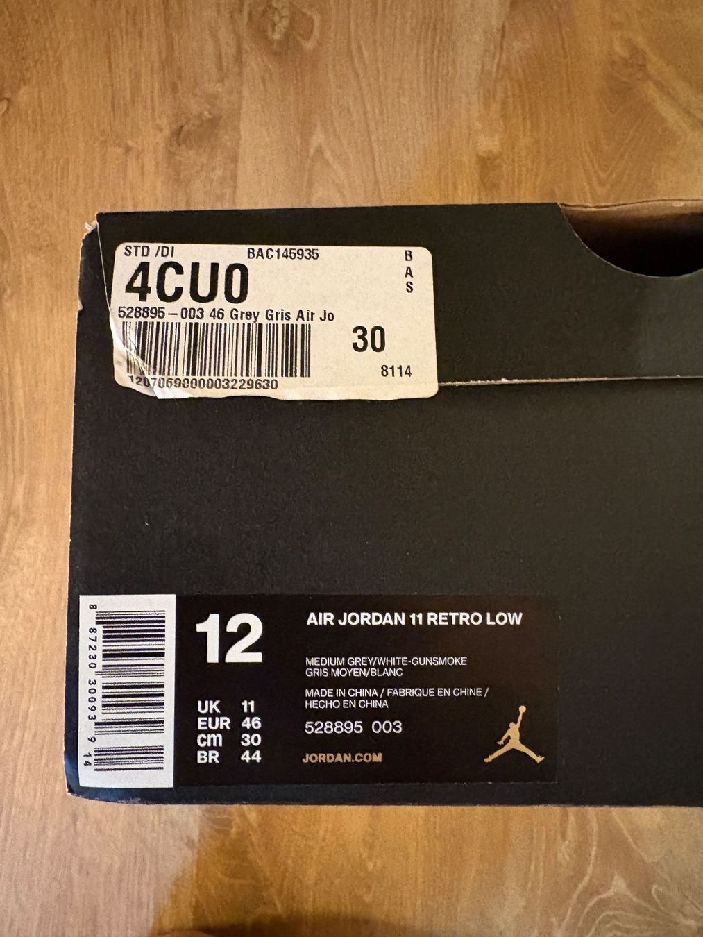 Jordan Scarpe da uomo: Jordan 11 Retro Low Cool Grey - Taille 12US – Nuovo e nell'imballaggio originale da Rolle venduto da kil_l6gr 2