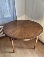 Table à manger ronde avec rallonge