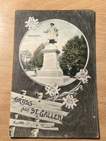Alte Ansichtskarte St. Gallen Denkmal -Top Zustand!