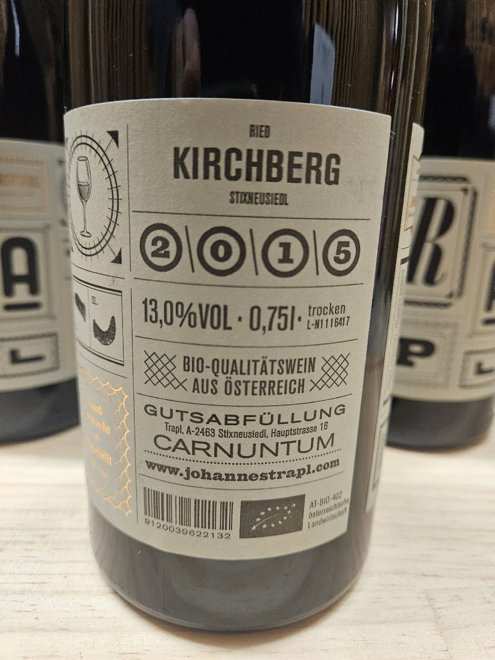 Vino: 3x Trapl Kirchberg Syrah 2015 – Nuovo e nell'imballaggio originale da Zofingen venduto da WouterSamwel 2