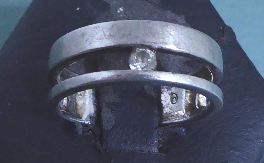 Anelli: Ring 925 Silber mit synthetischem Stein – Usato da Muri AG venduto da silvermouse007 1